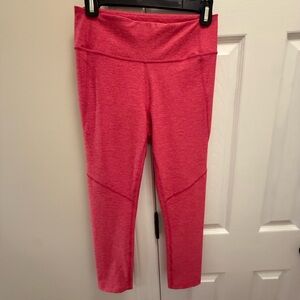 Outdoor Voices Red High-Waisted Leggings